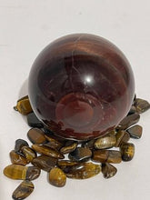 Load image into Gallery viewer, Red Tiger&#39;s Eye Sphere #40
