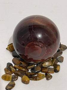 Red Tiger's Eye Sphere #40