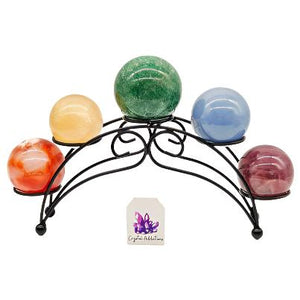 5 Sphere Arched Metal Stand