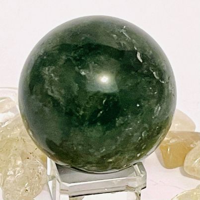 Green Strawberry Quartz Sphere #67