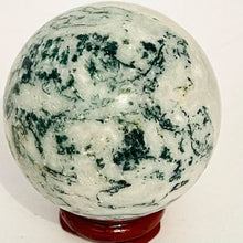 Load image into Gallery viewer, Moss Agate Sphere #69
