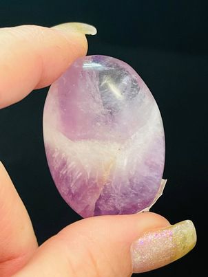 Chevron Amethyst XL Tumble #69