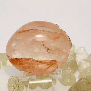 Fire Quartz Palm Stone #69