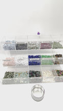 Load and play video in Gallery viewer, Make Your Own Bracelet - 6mm Bead Scoop Barrel Beads
