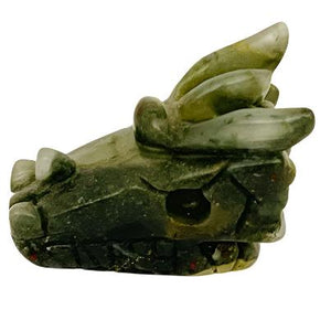 African Bloodstone Dragonhead #72