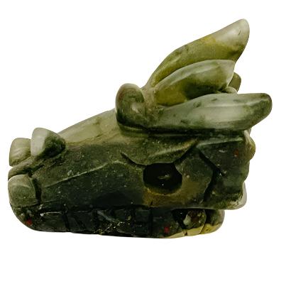 African Bloodstone Dragonhead #72