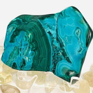 Malachite + Chrysocolla Freeform # 75