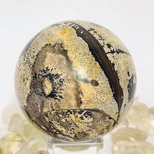 Picture Jasper Sphere #86