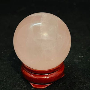 Rose Quartz Sphere 'Star’ #86