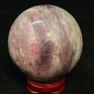 Pink and Purple Tourmaline Sphere #87