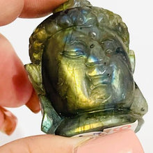 Load image into Gallery viewer, Labradorite Buddha Head #90
