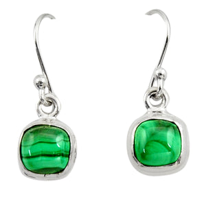 Malachite Dangle Earrings # 170