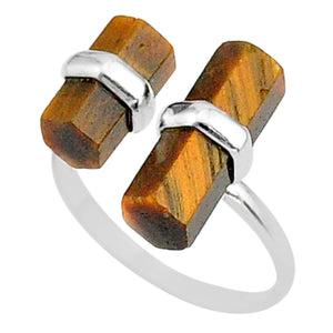 Tiger's Eye Adjustable Ring # 103