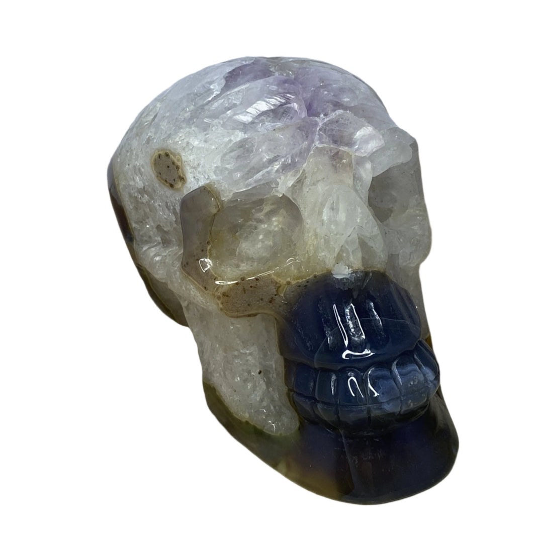 Agate Druzy Skull # 149