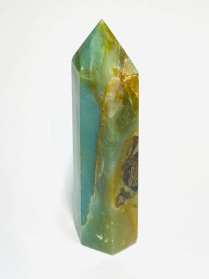 Amazonite with Black Tourmaline Point # 98