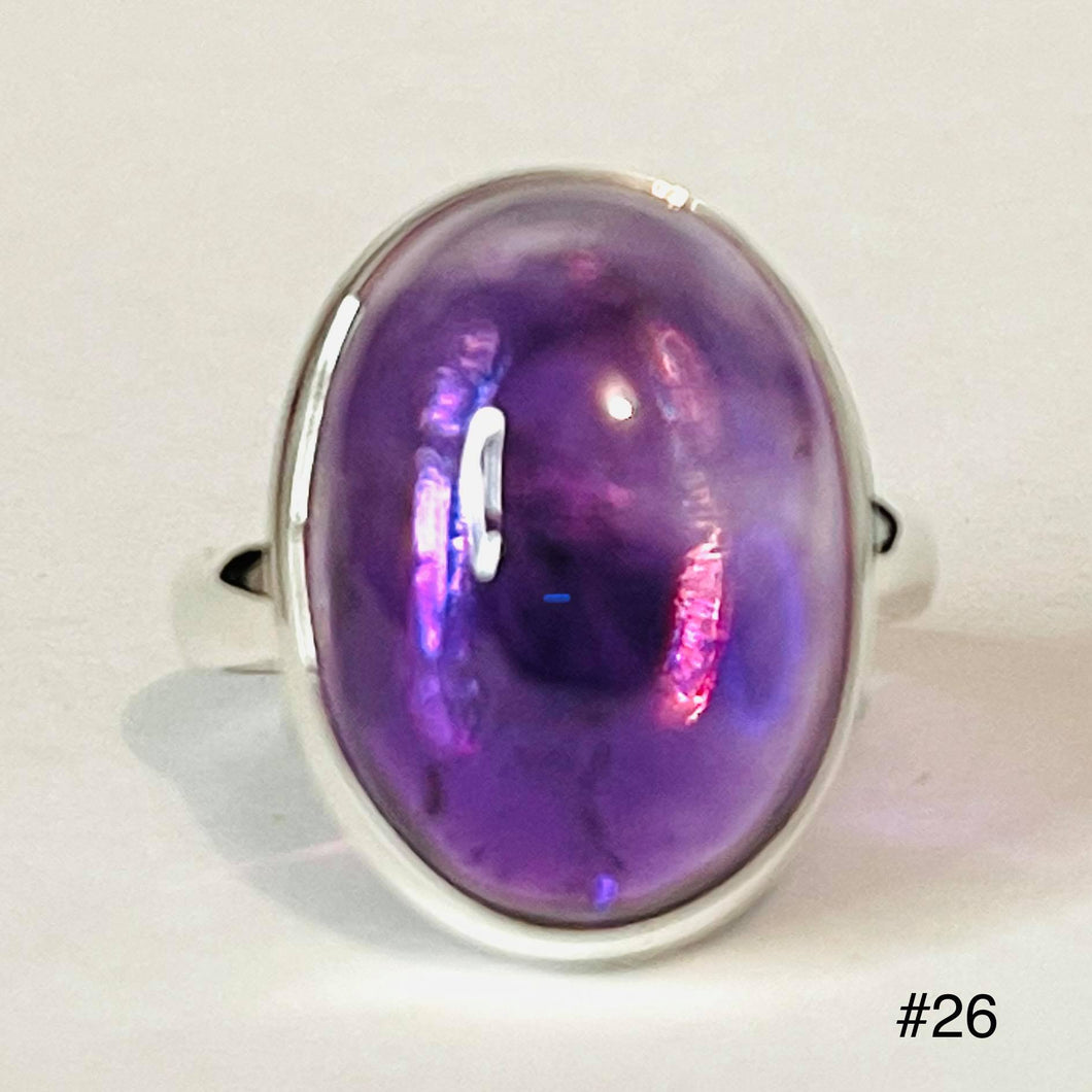 Amethyst Oval Ring #26