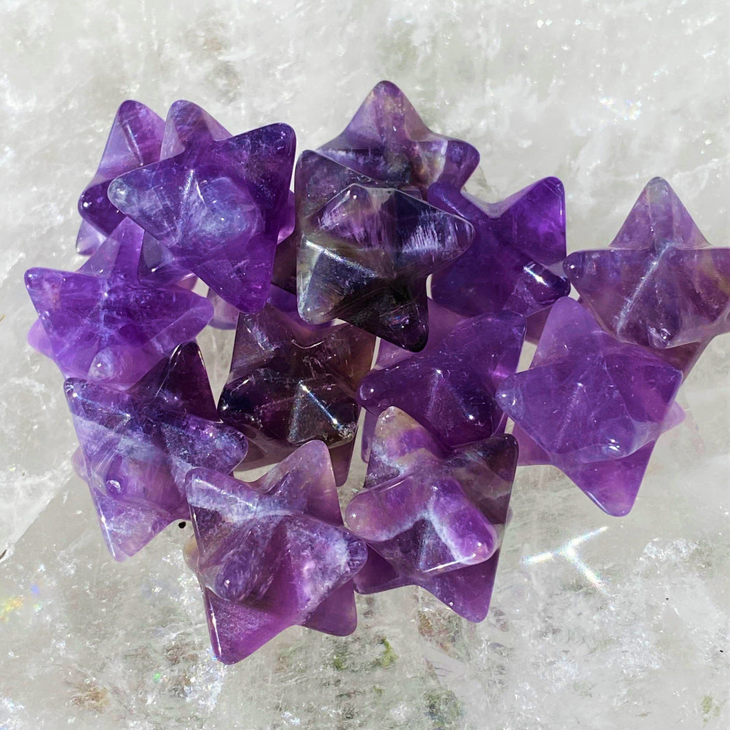 Amethyst Merkaba Small