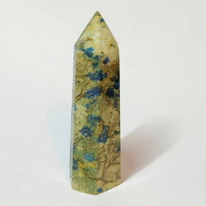 Blue Apatite in Jasper Point # 139