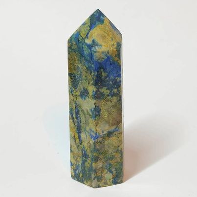 Blue Apatite in Jasper Point # 152