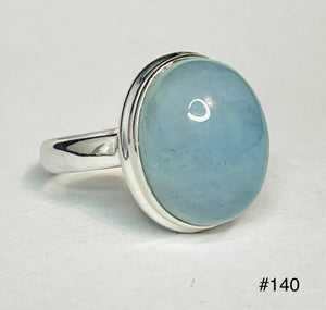 Aquamarine Oval Ring # 140