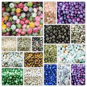 Make Your Own Bracelet - 6mm Bead Scoop Barrel Beads