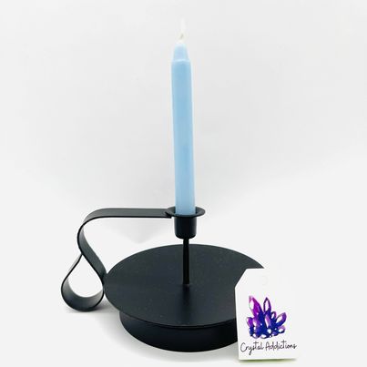 Black Metal Wish Candle Holder