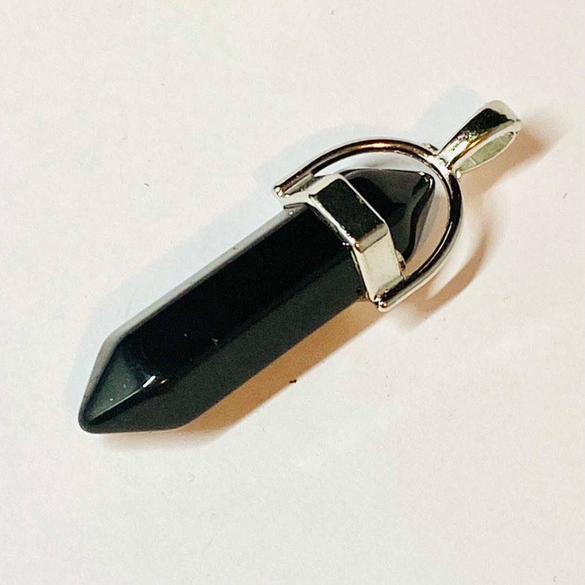 Black Obsidian D/T Pendant