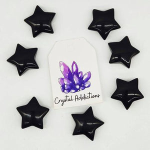 Black Obsidian Stars - Small