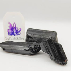 Black Tourmaline Raw - Medium