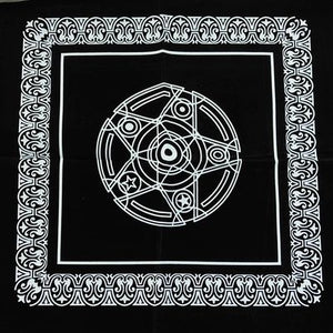 Black Velvet Star Altar Cloth