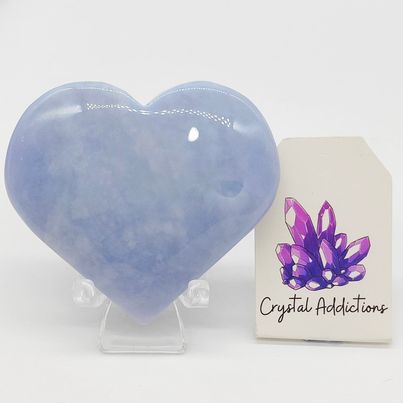Blue Agate Heart # 141