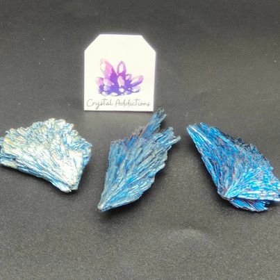 Blue Aura Kyanite Fans