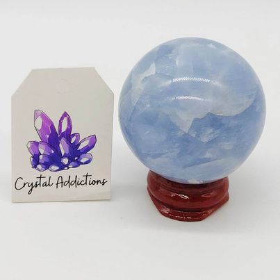 Blue Calcite Sphere # 10