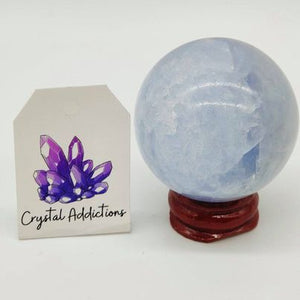 Blue Calcite Sphere # 11