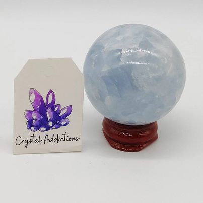 Blue Calcite Sphere # 3