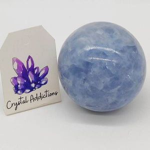 Blue Calcite Sphere # 106