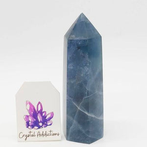 Blue Fluorite Point P.I # 79