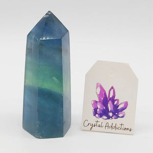 Blue Fluorite Point # 91