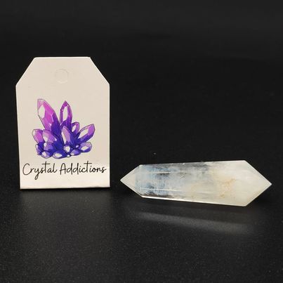 Blue Ghost Feather Quartz D/T # 159