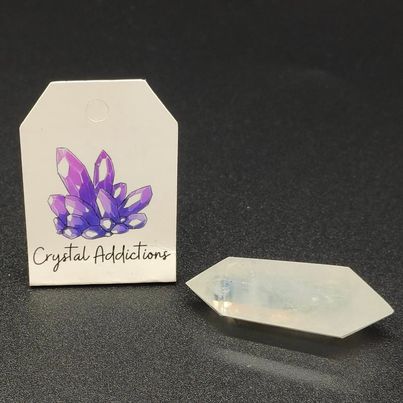 Blue Ghost Feather Quartz D/T  # 166