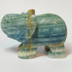 Blue Onyx Elephant # 98