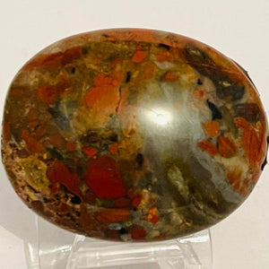 Brecciated Red Jasper Palm Stone #129