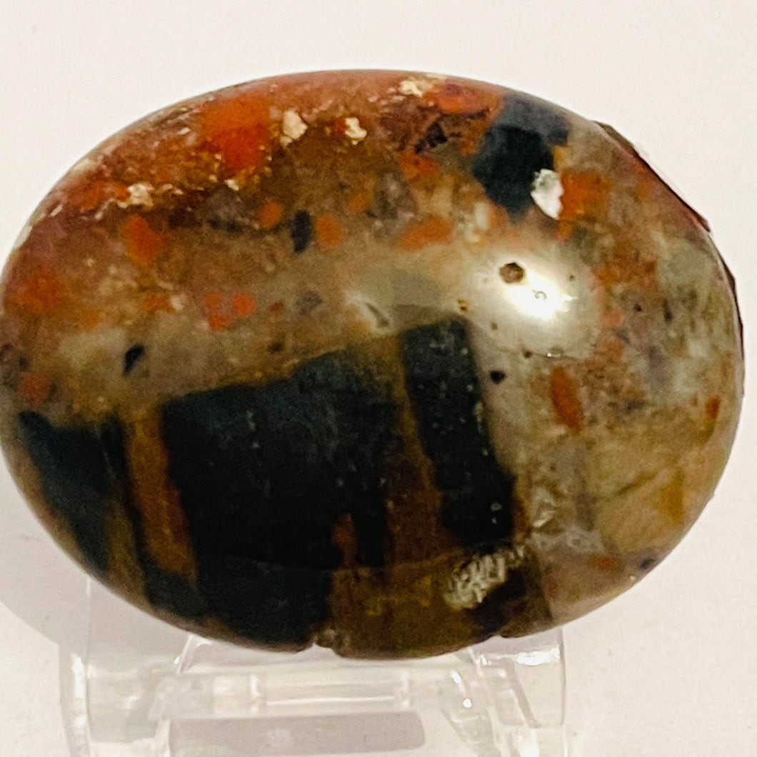 Brecciated Red Jasper Palm Stone #81