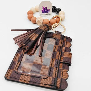 Beaded Bracelet Keyrings & Wallets