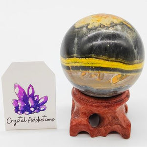 Bumblebee Jasper Sphere # 85