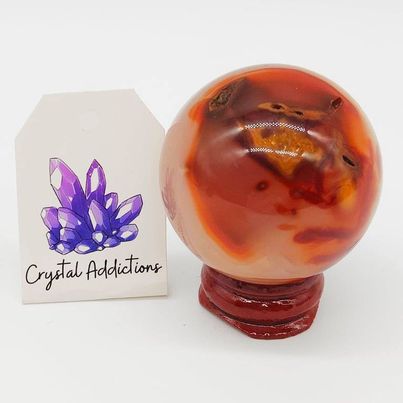 Carnelian Sphere # 63