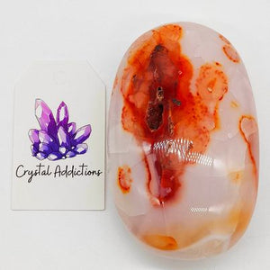 Carnelian Palm Stone # 129