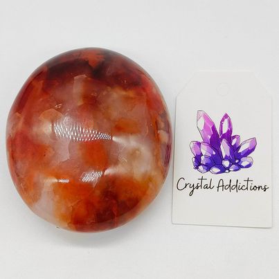 Carnelian Palm Stone # 74