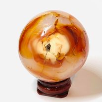 Load image into Gallery viewer, Carnelian Sphere # 195
