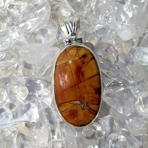 Cherry Creek Jasper Sterling Silver Pendant #142